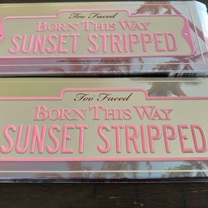 Too faced sunset stripped eyeshadow palette—-brand new in packaging